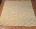 Floral Quilt - Orange, Yellow, White photo 1
