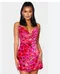 PrettyLittleThing Pink Floral Dress  Size 8  photo 1