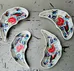Set of Four Turkish Crescent-Shaped Nesting Sauce Trays photo 1
