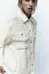 Zara tweed textured overshirt photo 3