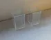 Brand New Pair of Clear Acrylic Storage Cubes photo 1