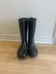 Black rain boots photo 1