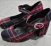 Plaid Mary Jane Heels photo 1