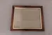 Vintage Dark Wood Picture Frame with Gold Inner Border photo 1