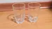 Two Clear Glass Drinking Glasses  photo 1