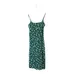 Uniqlo Green Floral Printed Front Slit Camisole Dress Size Small photo 3
