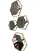 Hexagon Mirrors x5 photo 1
