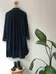 M- Zara Navy Satin Long Shirt Jacket photo 3