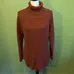 TWIL BRICK BROWN TURTLE NECK SWEATER SIZE LARGE photo 1
