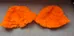 Two Orange Fuzzy Hats photo 2