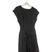 Aritzia Wilfred Black Brax Linen Blend Wrap Jumpsuit Size 6 photo 5