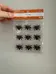 Glittery spider stickers  photo 2