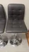 Two Grey Adjustable Bar Stools  photo 3