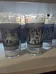 6 x vintage blue white printed glasses photo 6