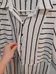 WD NY white tunic with black stripes photo 3