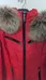 Brand New M.Miller Red Fur-Trimmed Puffer Jacket photo 3