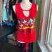 Disney Mickey Mouse SLEVLESS TOP TIE FRONT STYLE SIZE SMALL  photo 1