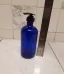 New Blue Glass Pump Bottle photo 1