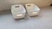 Two White Storage Containers photo 1