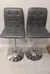 Two Grey Adjustable Bar Stools  photo 1
