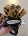 Leopard Print Plush Bear Keychain photo 3