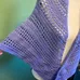 Handmade crochet shall BLUE photo 2