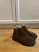 BNWOT Zara kids lined leather boots size 25 photo 2