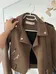 Zara Brown Suede Jacket photo 4