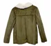 S to M - Moss Green Sherpa Moto Jacket photo 4