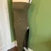Revamped olive green sleeveless dress size large photo 3