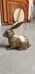 Vintage brass rabbit / hare photo 1