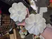 Set of 2 metal flower trinket dishes  photo 1