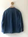 Band Collar/Mandarin Collar Navy Long Sleeve Top  photo 4