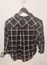 Garage Burgundy Plaid Flannel Shirt - Women's Medium photo 3
