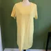 Old Navy t-shirt dress butter yellow size Medium photo 1