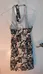 Algo Black & White Floral Halter Dress - Women's Size 4 photo 2