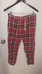 Women's Medium Red Plaid Pajama Pants photo 1