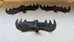 3 Black Bats - Halloween Decor  photo 3