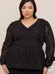 Torrid size 5 x long sheer sleeve top photo 2