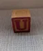 Wooden Alphabet Block - Letter U photo 1