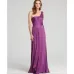 BCBGMaxaria One Shoulder Nikita Maxi Dress Women Size Medium Pur photo 1