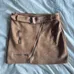 Faux Sued Asymmetrical Mini Skirt photo 3