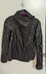 Casual Distressed Black Leather Jacket - Women's Medium  photo 1