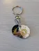 Brand New Silver Keychain with Sun Design photo 1