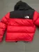 Red and black north face jacket  photo 3