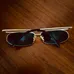 Vintage Gold & Brown Prada Sunglasses photo 4