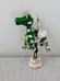 Vintage Green Wooden Horse Christmas Decor Item  photo 1