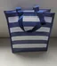 Brand New Blue and White Striped Tote Bag photo 1
