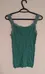 Tommy Hilfiger Green Tank Top with Lace Trim - Women's X-Large photo 3