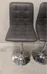 Two Adjustable Bar Stools (Grey) photo 2